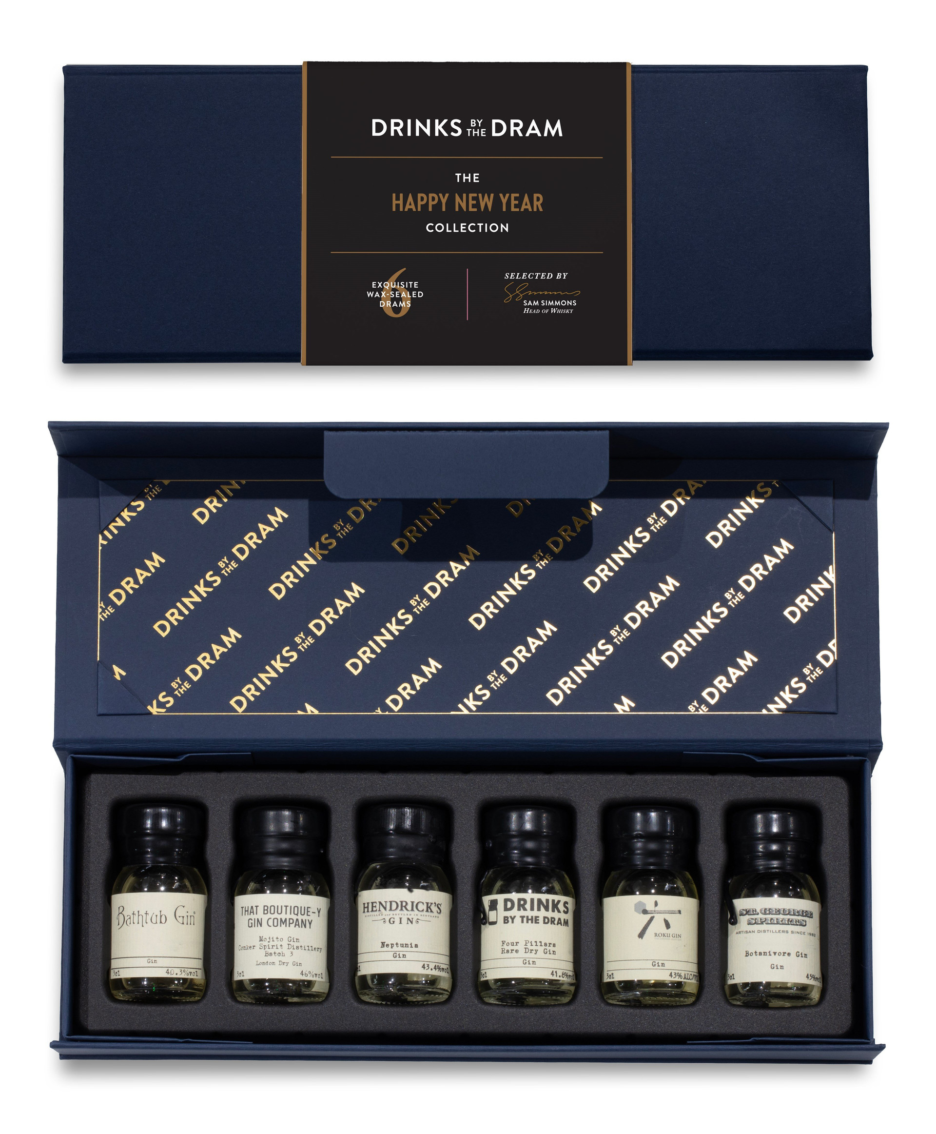 Happy New Year Gin Tasting Set (Blue)