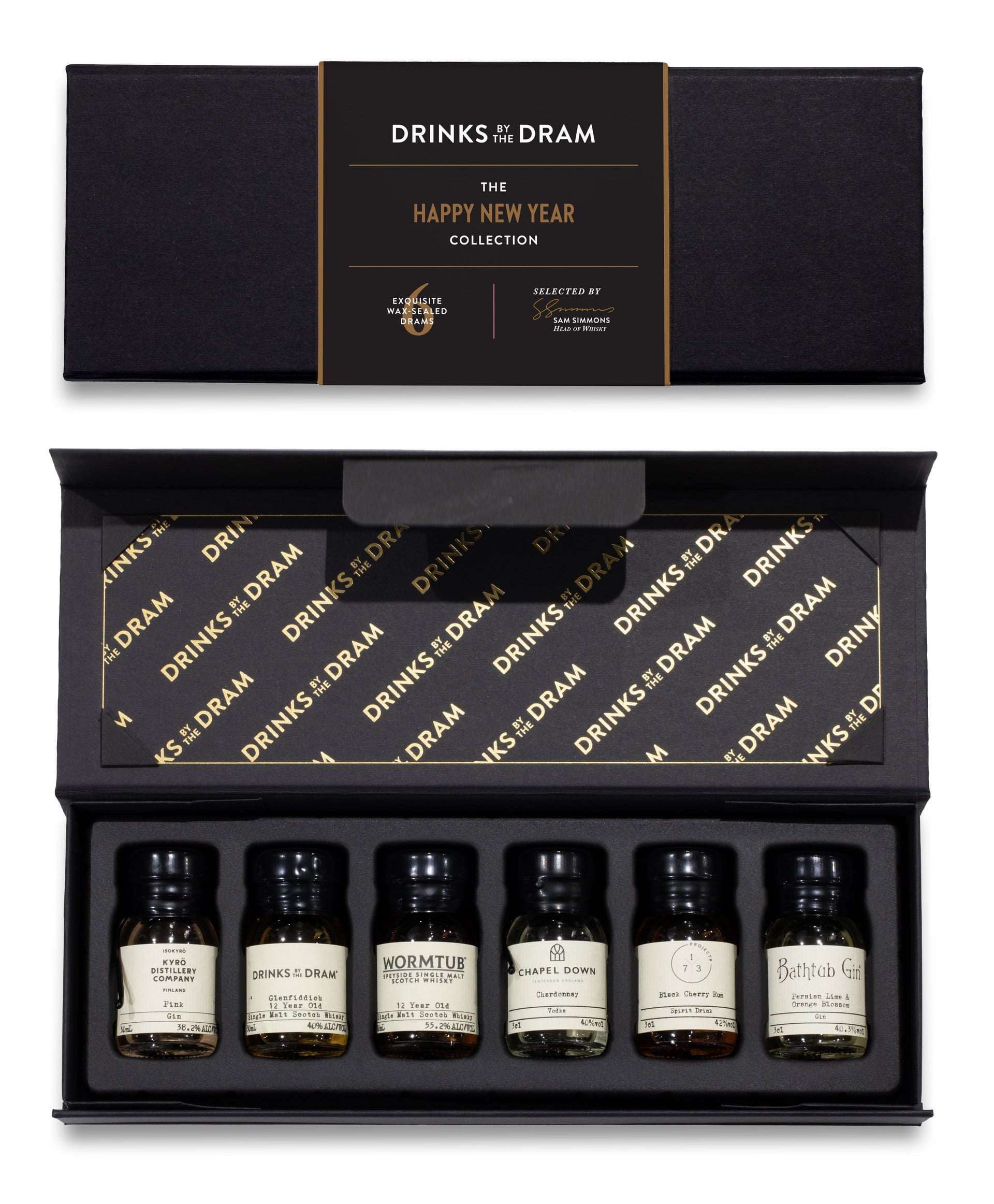 Happy New Year Mixed Spirits Set (Black)