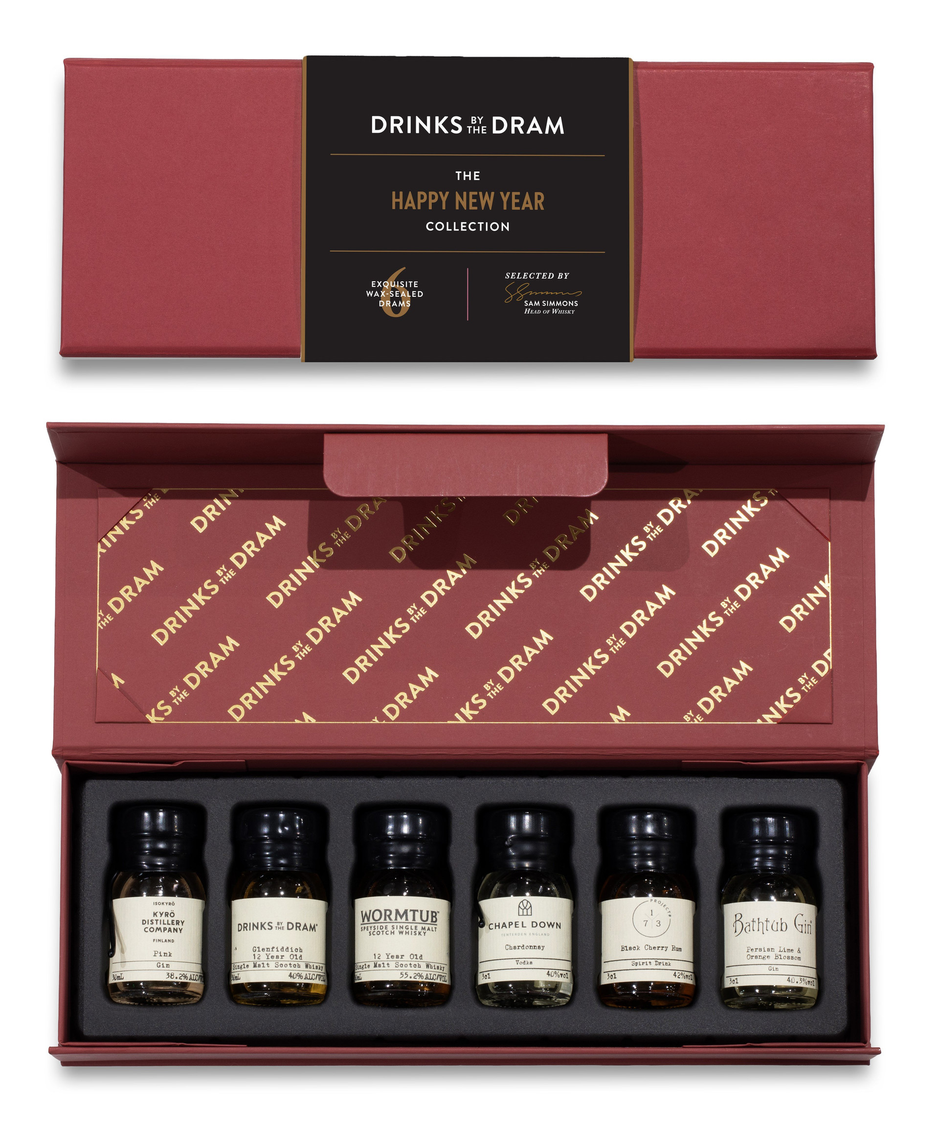 Happy New Year Mixed Spirits Set (Red)
