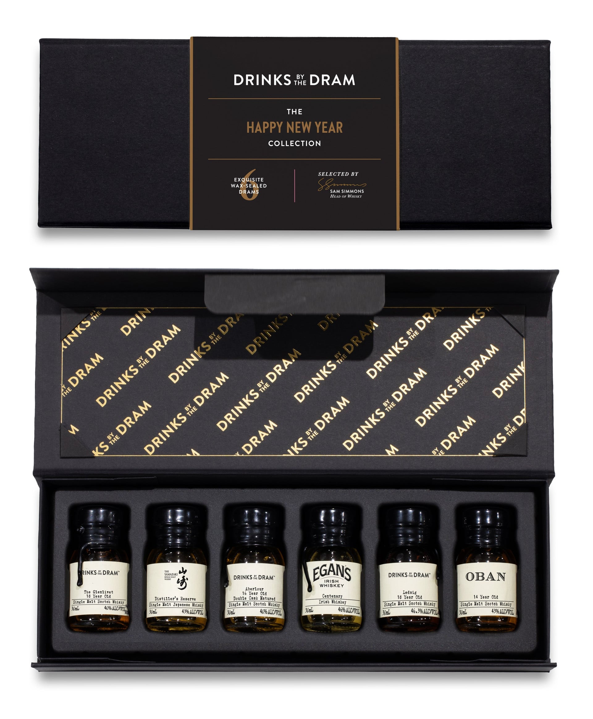 Happy New Year Premium Whisky Tasting Set (Black)