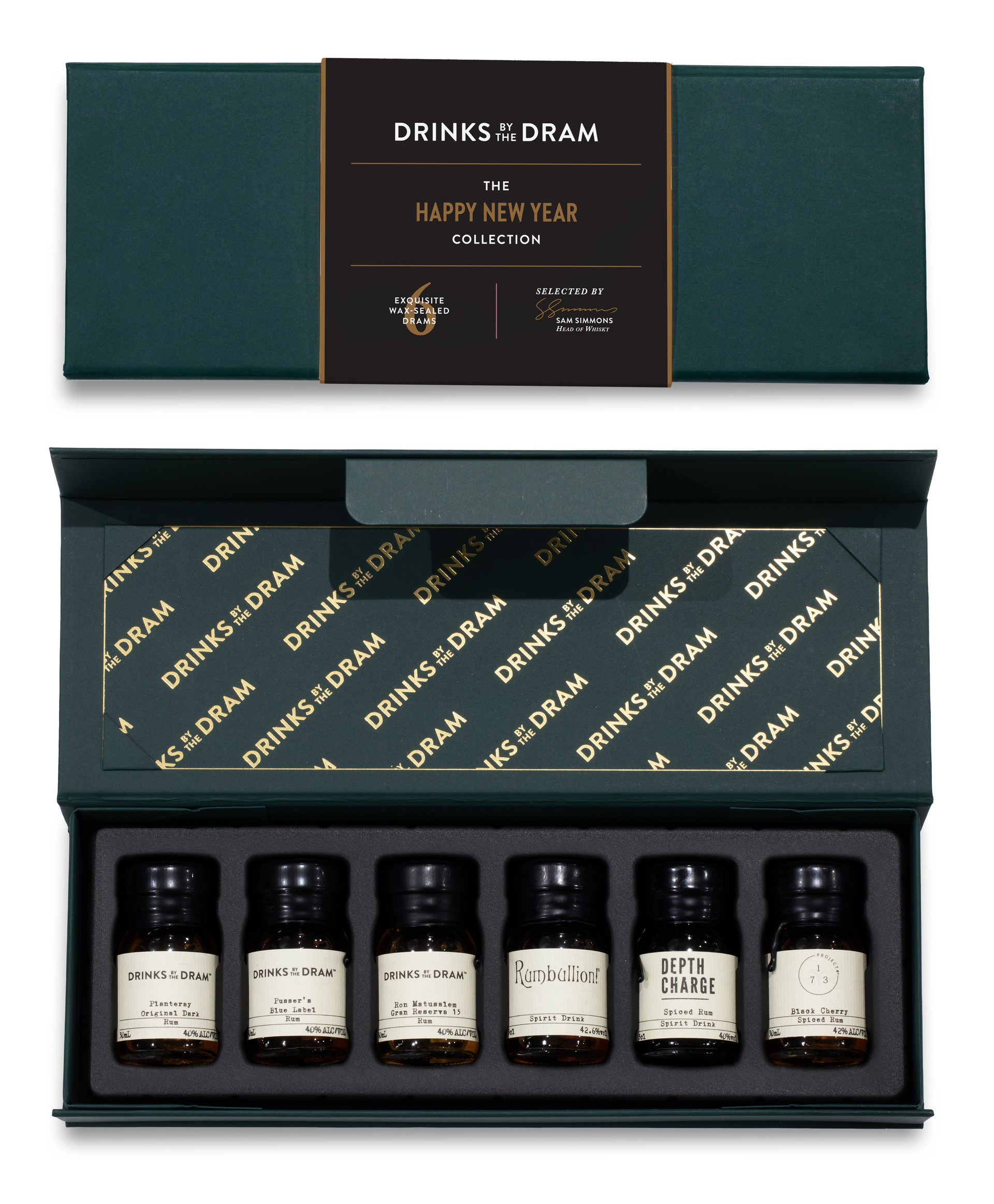Happy New Year Rum Tasting Set (Green)