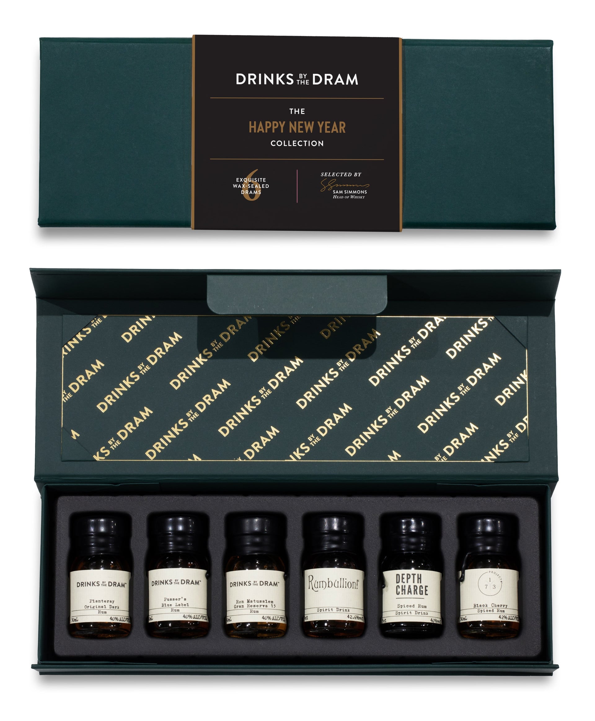Happy New Year Rum Tasting Set (Green)