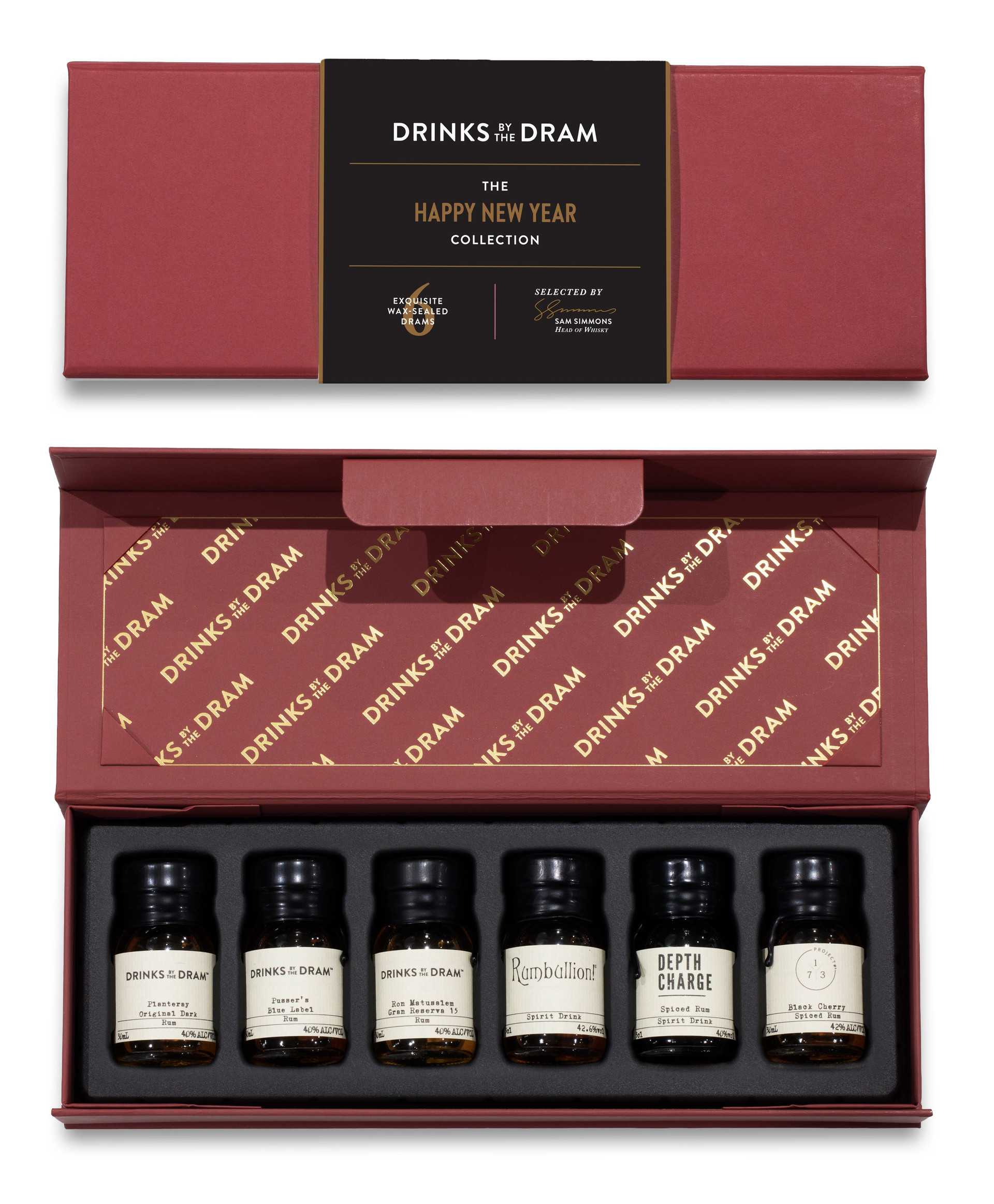 Happy New Year Rum Tasting Set (Red)