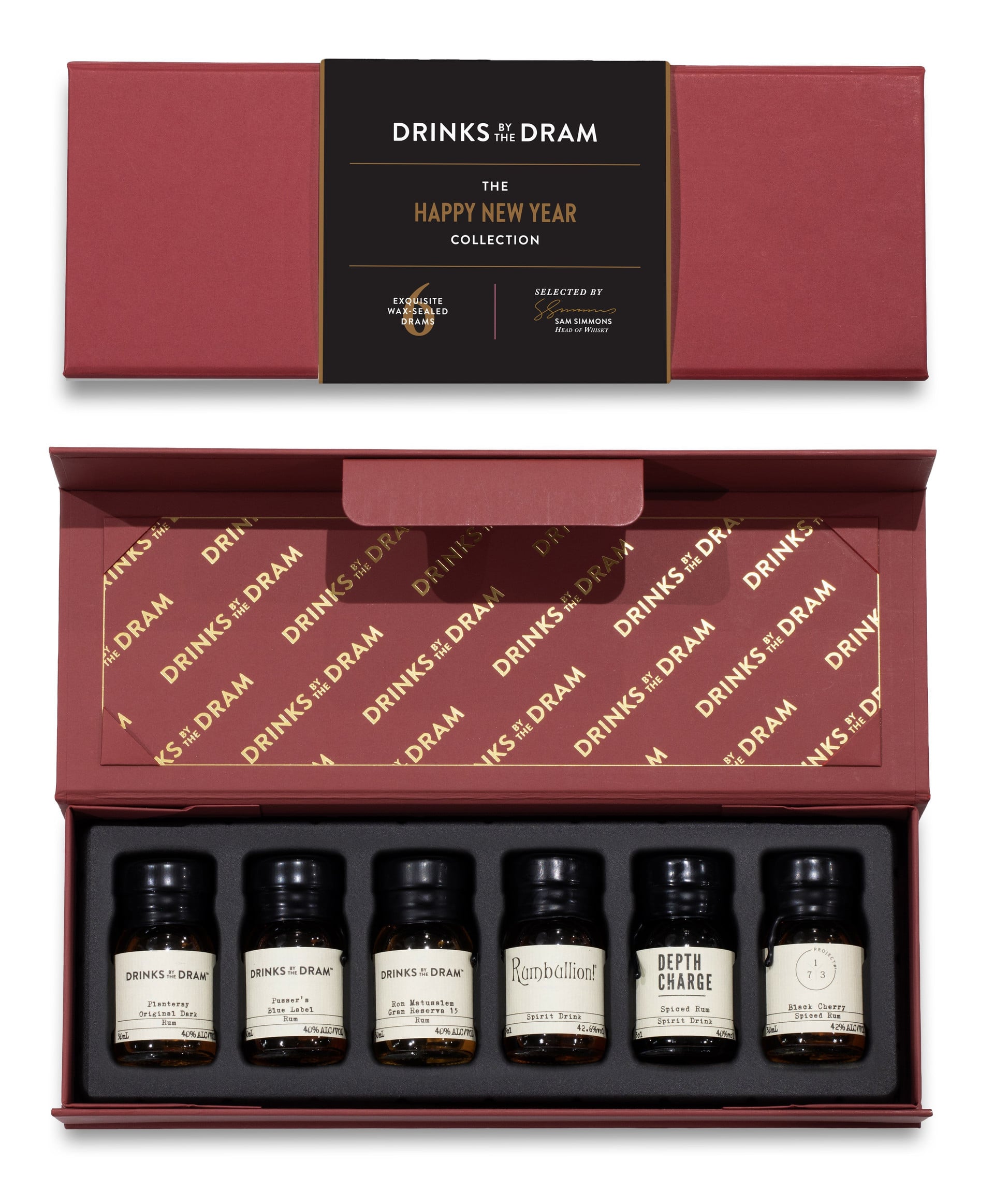 Happy New Year Rum Tasting Set (Red)