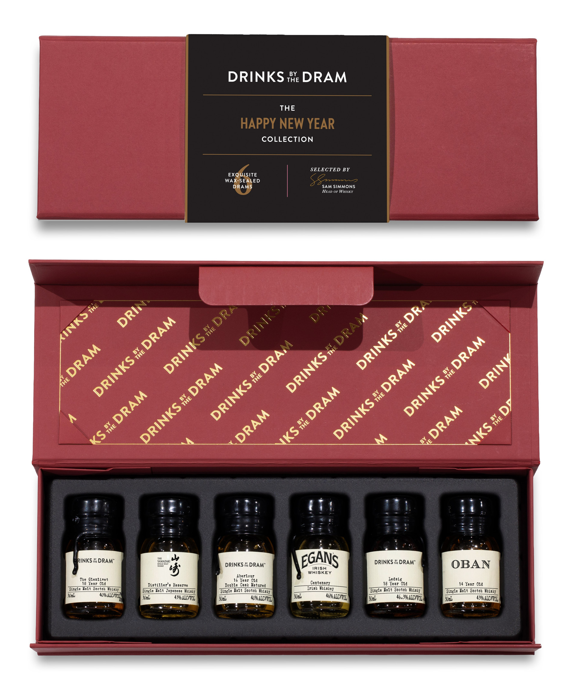Happy New Year Premium Whisky Tasting Set (Red)