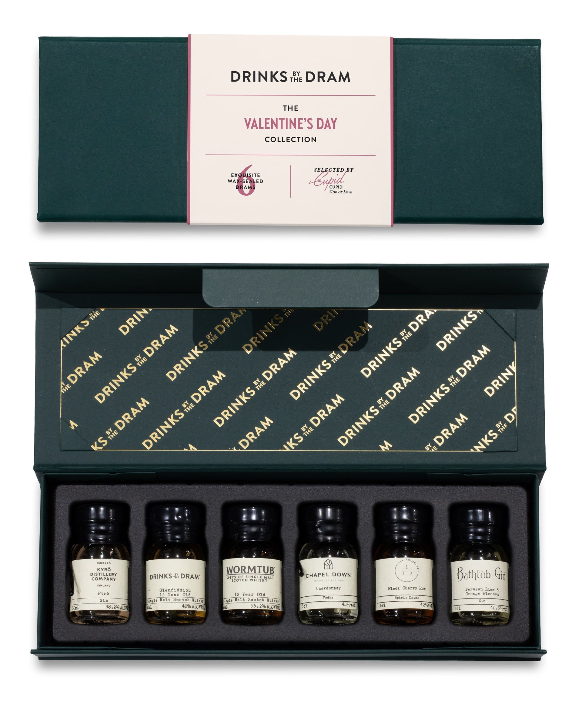 Valentines Mixed Spirits Set (Green) 18cl
