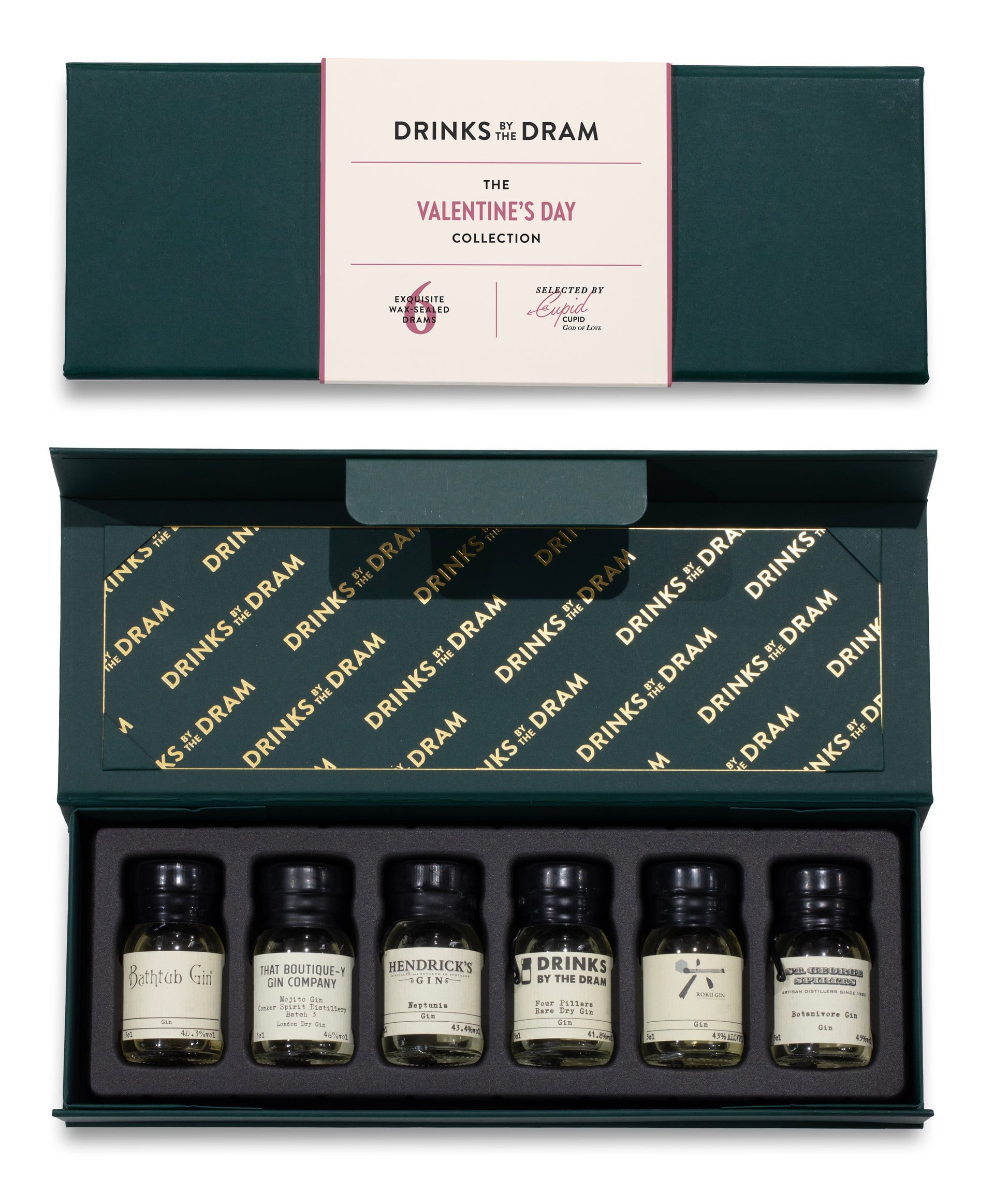 Valentines Gin Tasting Set (Green)