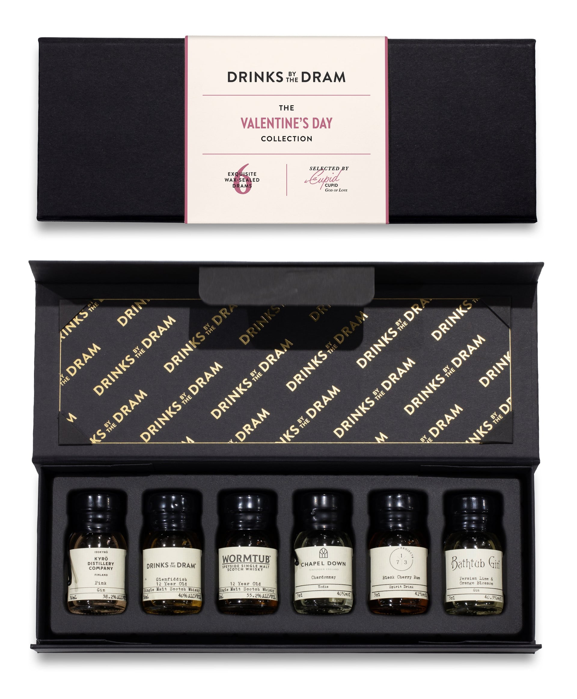 Valentines Mixed Spirits Set (Black)