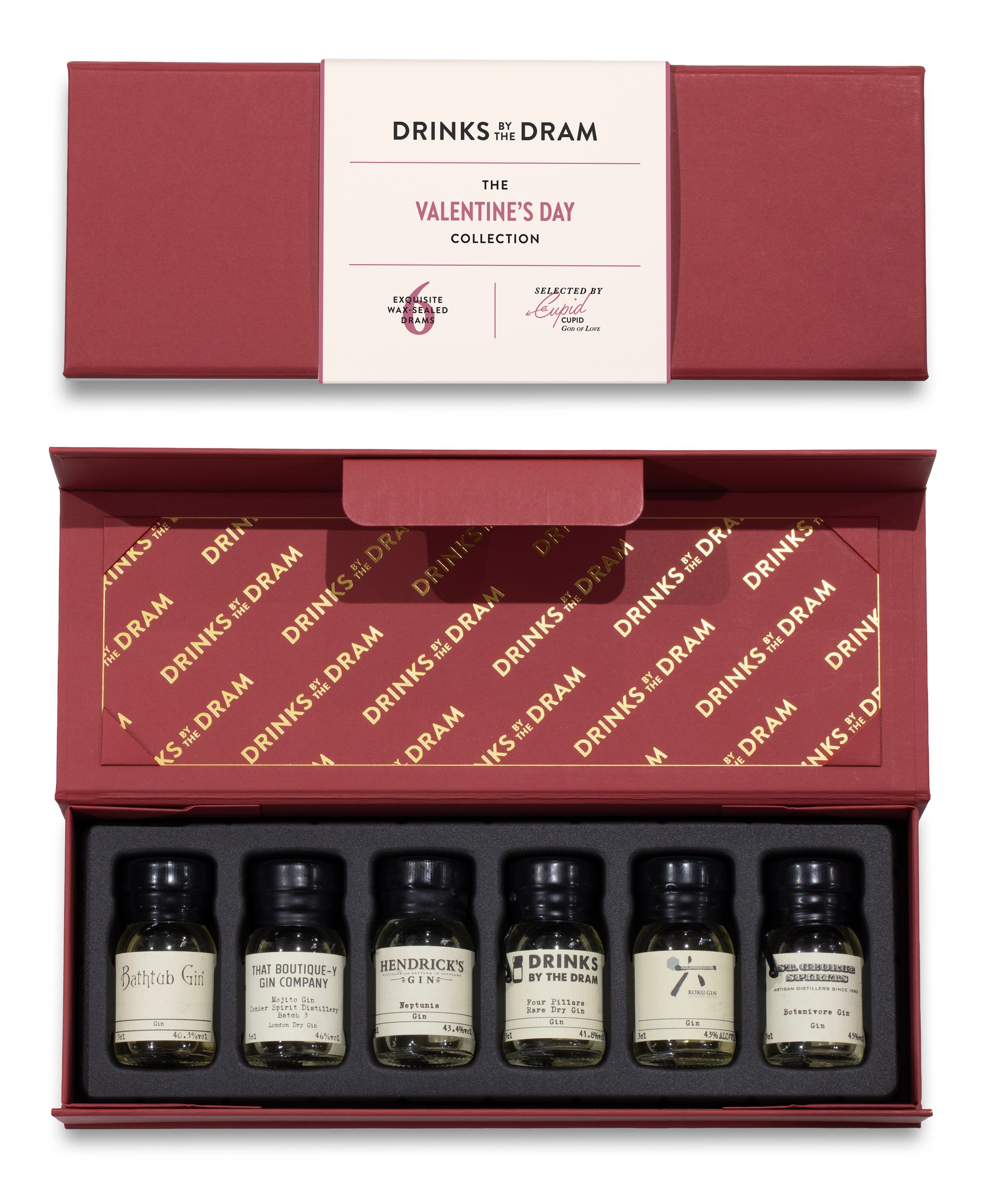 Valentines Gin Tasting Set (Red)