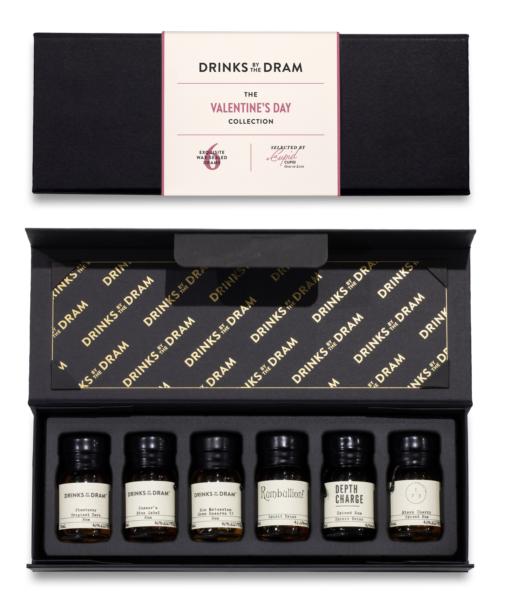 Valentines Rum Tasting Set (Black)