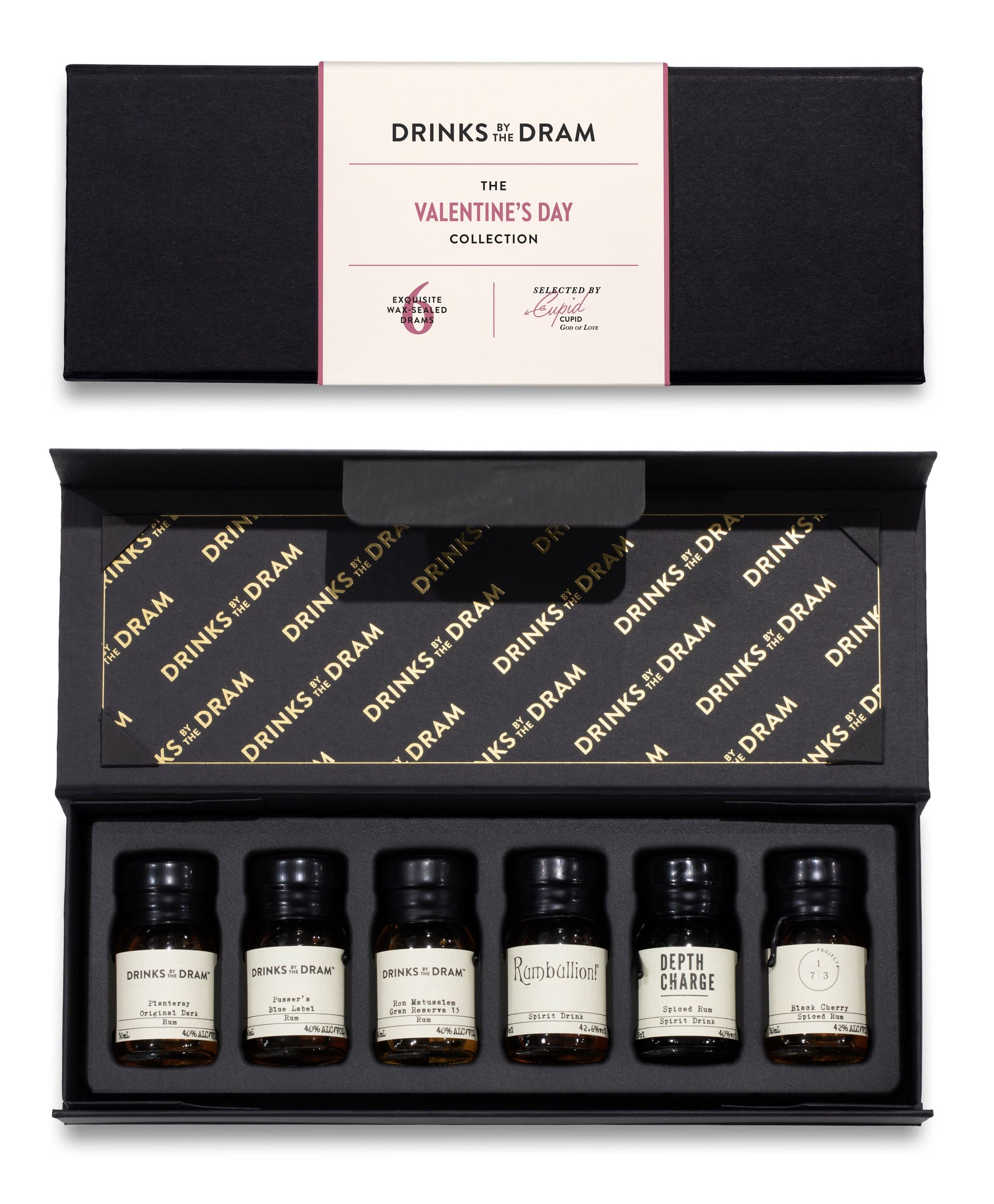 Valentines Rum Tasting Set (Black)