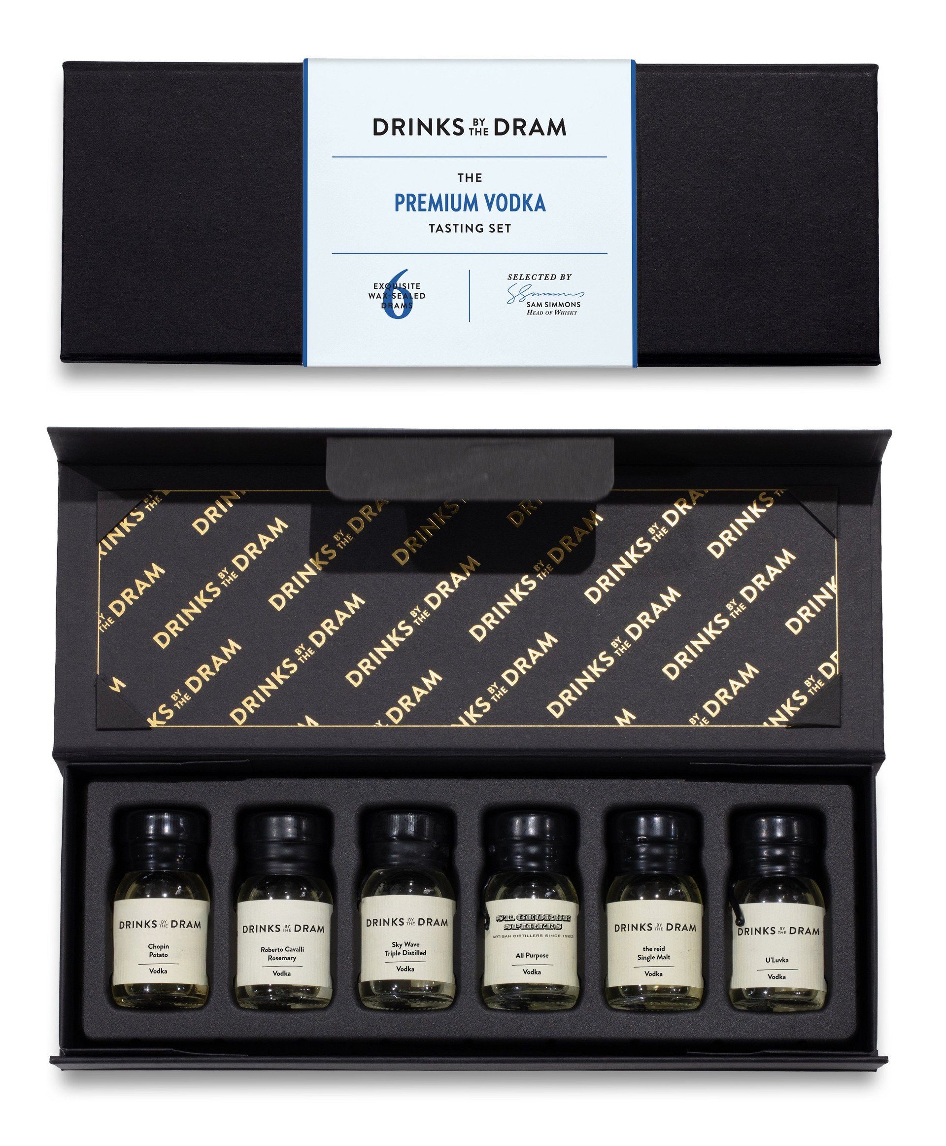 The Premium Vodka 6 Dram Tasting Set 18cl