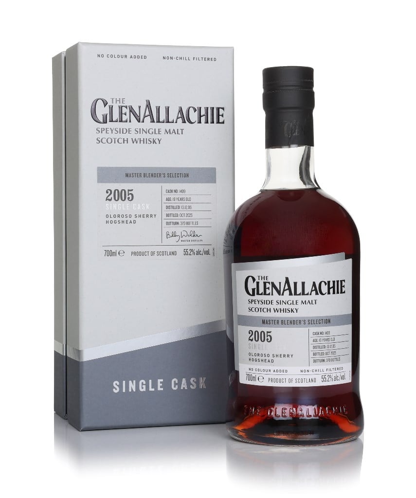 GlenAllachie 19 Year Old 2005 (cask 1409) - First Fill Oloroso 70cl