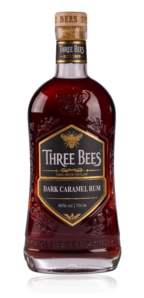 THREE BEES Dark Caramel Rum 70cl