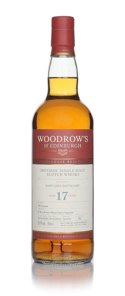 Dailuaine 17 Year Old 2008 - Woodrow's of Edinburgh 70cl