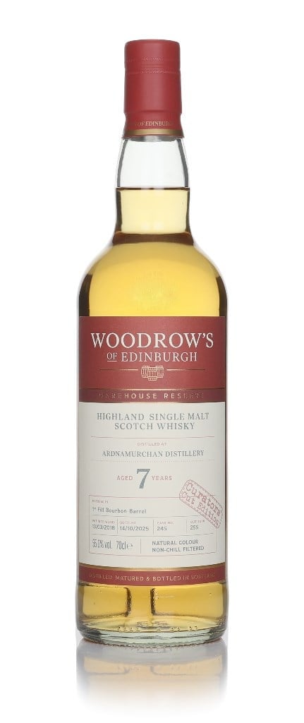 Ardnamurchan 7 Year Old 2018 - Woodrow's of Edinburgh 70cl