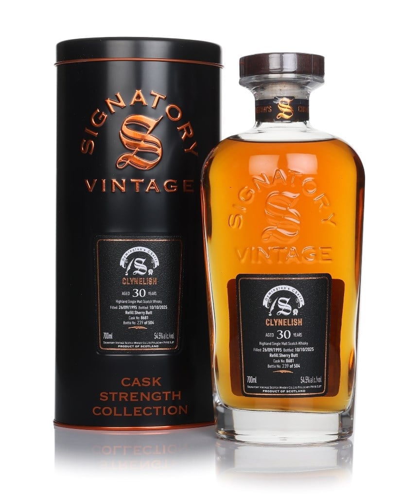 Clynelish 30 Year Old 1995 (cask 8681) - Cask Strength Collection (Signatory) 70cl