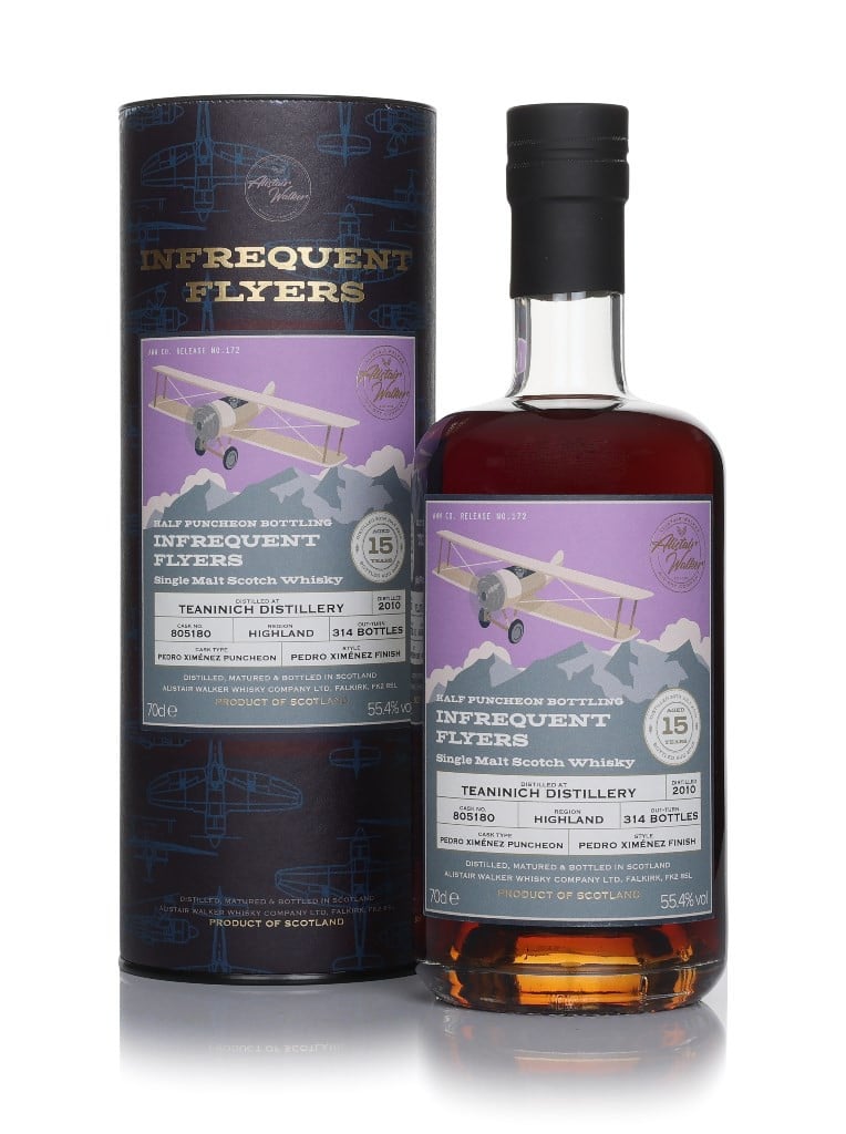 Teaninich 15 Year Old 2010 (cask 805180) - Infrequent Flyers (Alistair Walker) 70cl