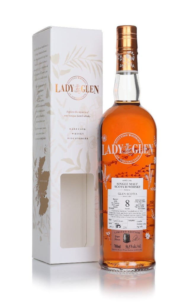 Glen Scotia 8 Year Old 2015 (cask 892-4) - Lady of the Glen (Hannah Whisky Merchants) 70cl