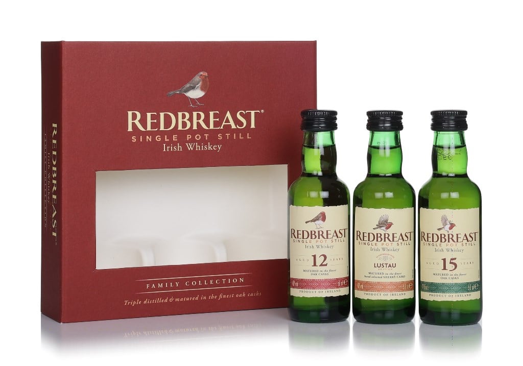 Redbreast Irish Whiskey Miniature Trio Gift Set (3 x 50ml) 15cl