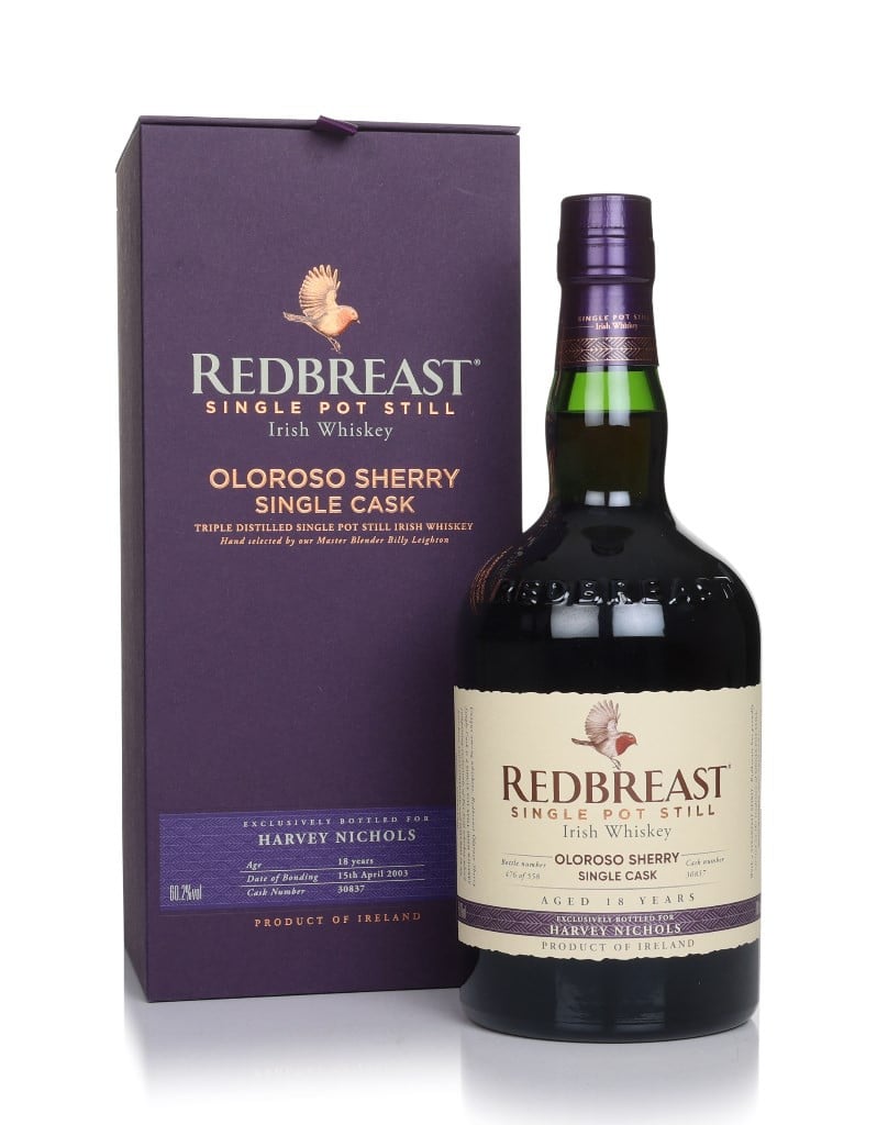 Redbreast 18 Year Old 2003 (cask 30837) - Oloroso Cask 70cl