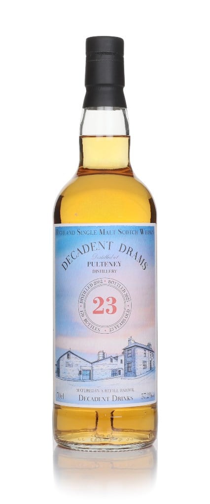 Pulteney 23 Year Old 2002 - Decadent Drams (Decadent Drinks) 70cl