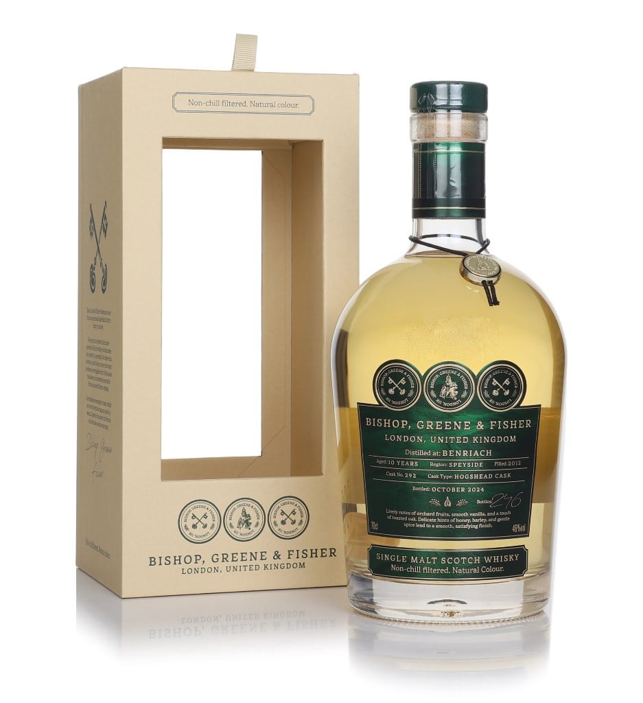 Benriach 10 Year Old - Bishop, Greene & Fisher 70cl