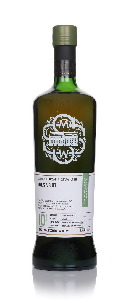Bunnahabhain 10 Year Old 2013 (cask 10.274) - (The Scotch Malt Whisky Society) 70cl
