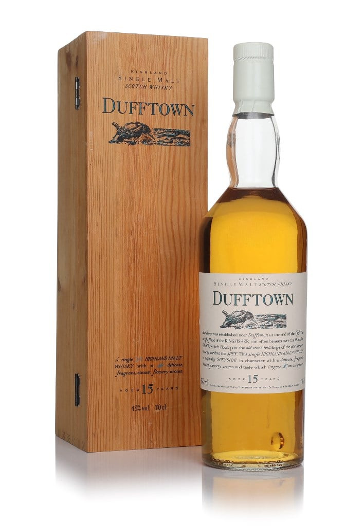 Dufftown 15 Year Old - Flora and Fauna (with White Cap and Wooden Box) 70cl