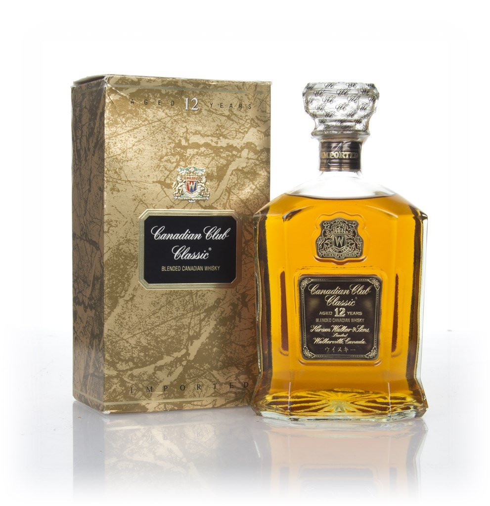 Canadian Club Classic 12 Year Old (Boxed) - 1970s 75cl