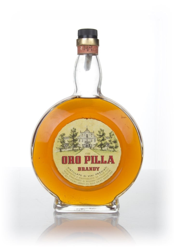 Oro Pilla Italian Brandy - 1960s 100cl
