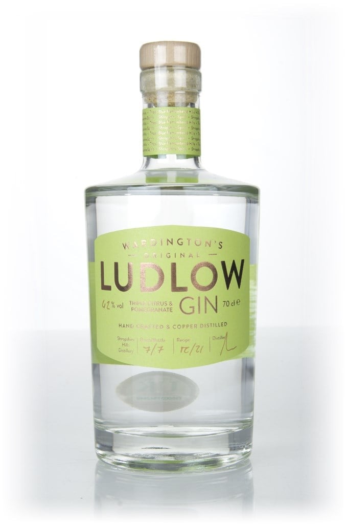 Wardington's Ludlow Gin - Triple Citrus & Pomegranate Gin 70cl