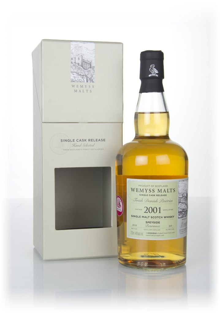 Fresh Danish Pastries 2001 (bottled 2018) - Wemyss Malts (Benrinnes) 70cl