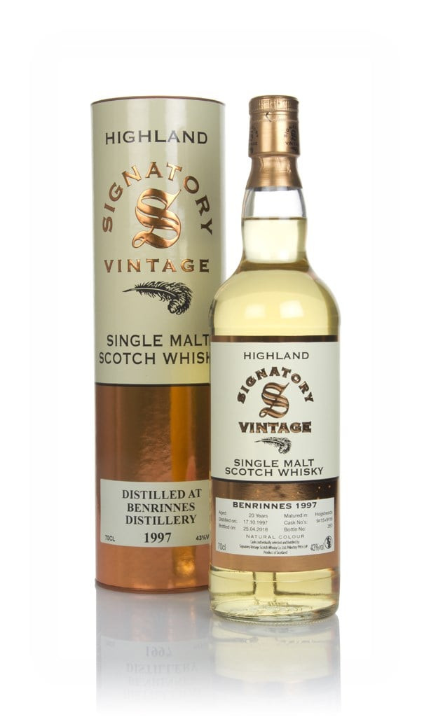 Benrinnes 20 Year Old 1997 (casks 9415 & 9416) - Signatory 70cl