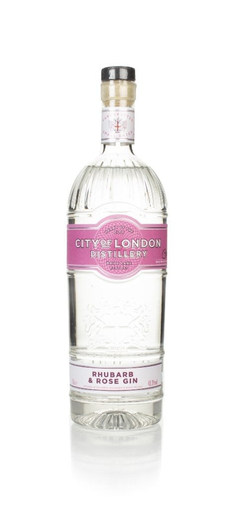 City of London Rhubarb & Rose Gin 70cl