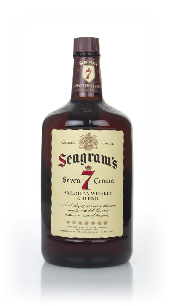 Seagram's 7 Crown (1.75L) - 1980s 175cl