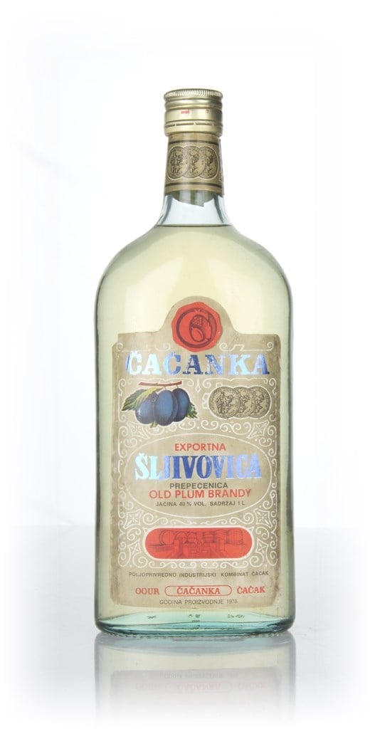 Cacanka Šljivovica Old Plum Brandy - 1970s