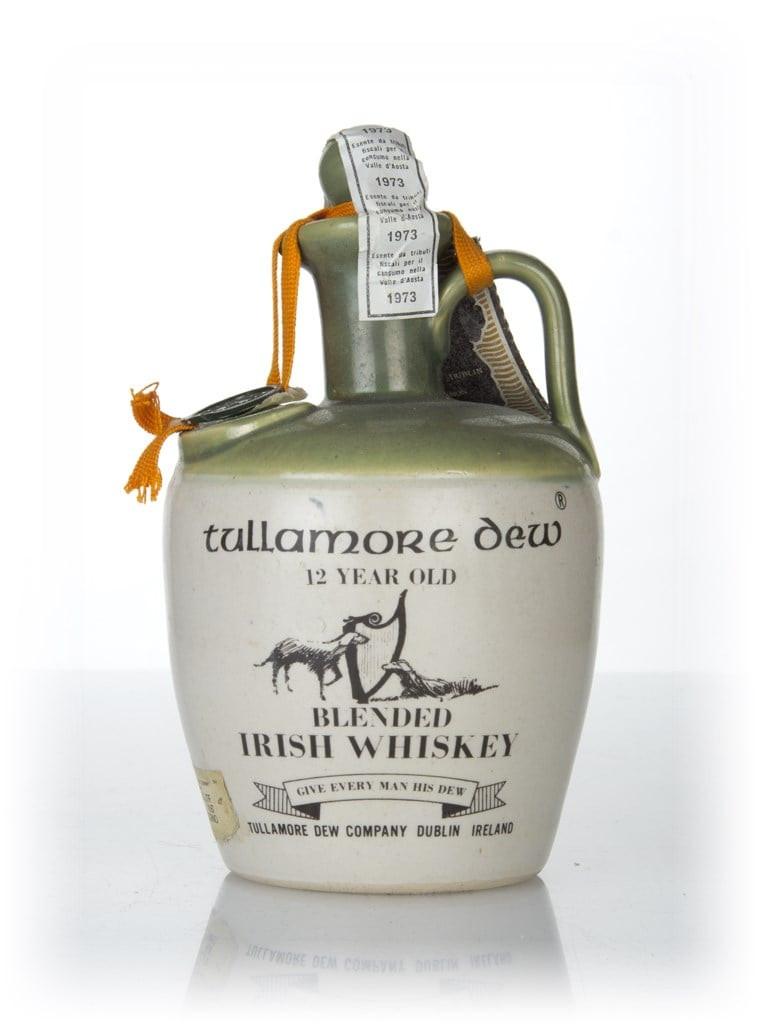 Tullamore D.E.W. 12 Year Old Ceramic Jug - 1973 75cl