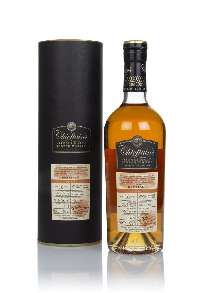 Benriach 16 Year Old 1999 (casks 95191 & 95192) - Chieftain's (Ian Macleod) 70cl