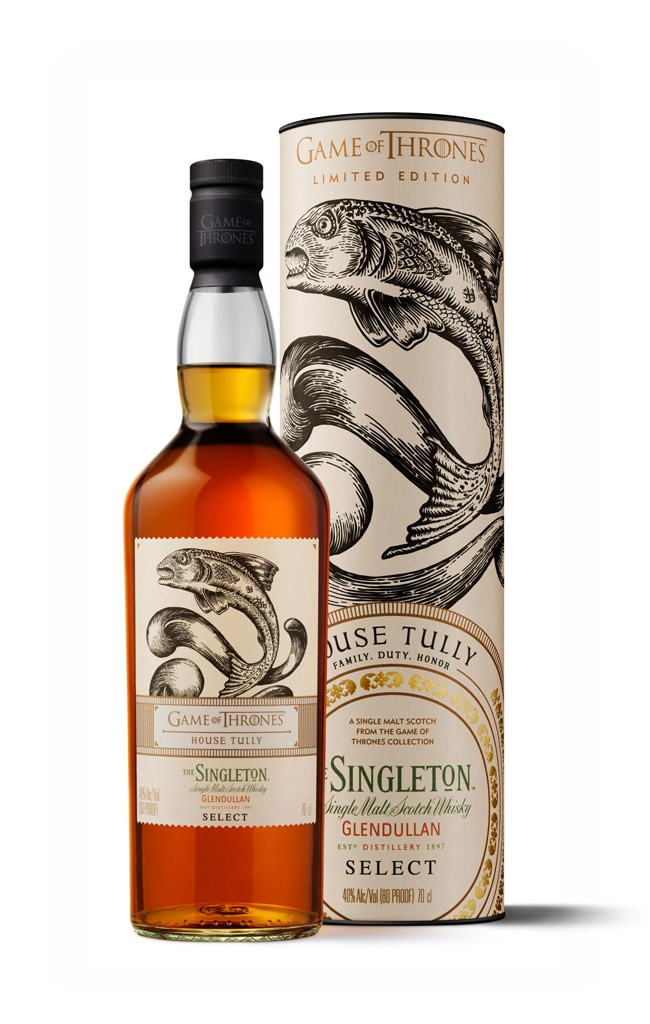 House Tully & Singleton of Glendullan Reserve - Game of Thrones Single Malts Collection 70cl
