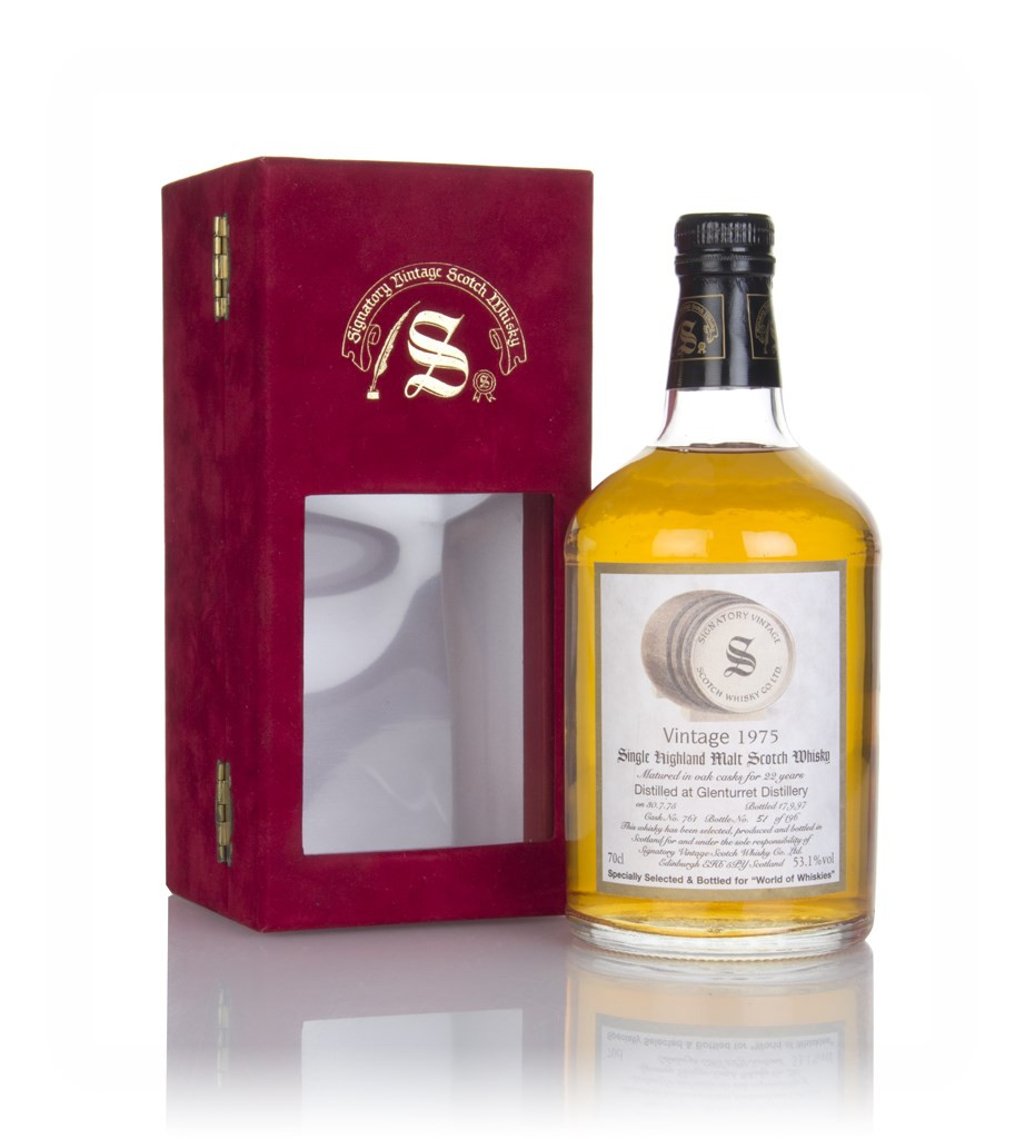 Glenturret 22 Year Old 1975 (cask 761) - Signatory 70cl