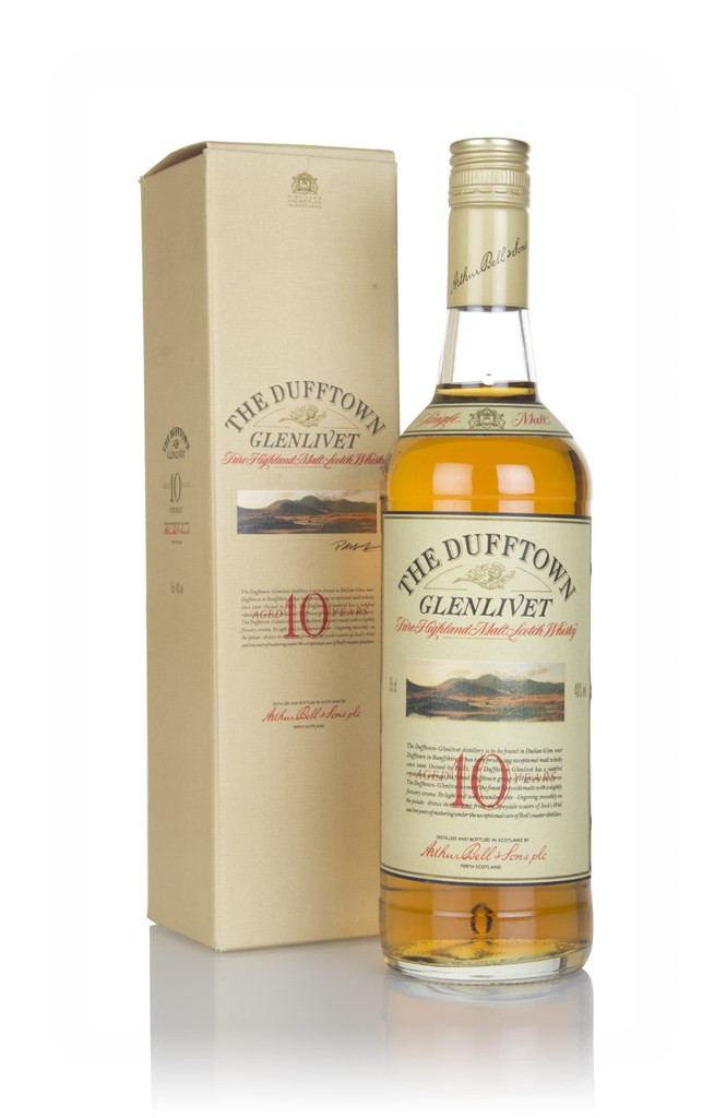 Dufftown-Glenlivet 10 Year Old - 1980s