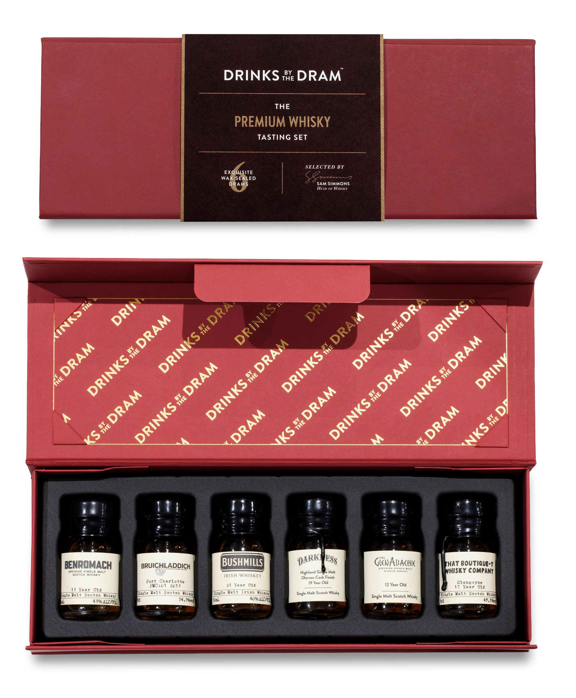 The Sherry Cask Whisky 6 Dram Tasting Set 18cl | Master Of Malt