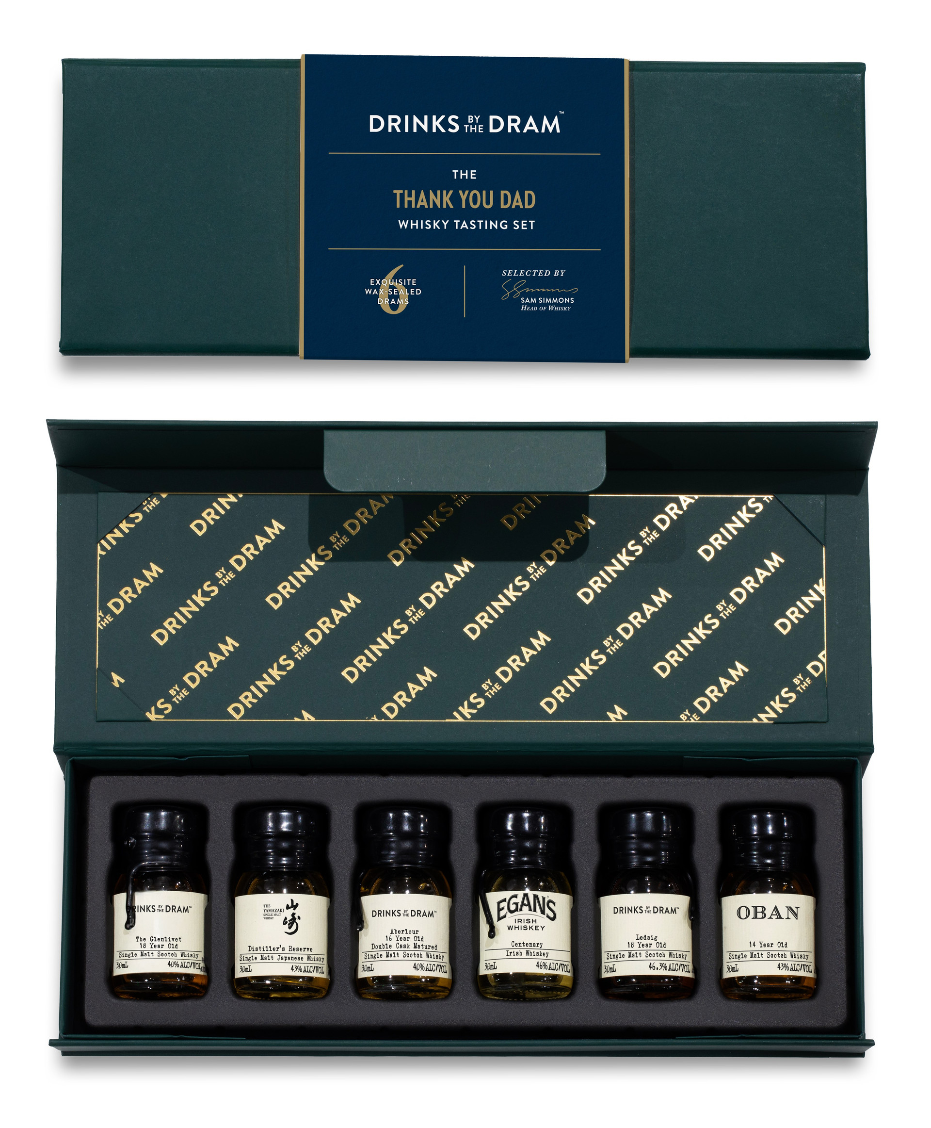 Thank You Dad Premium Whisky Tasting Set Green