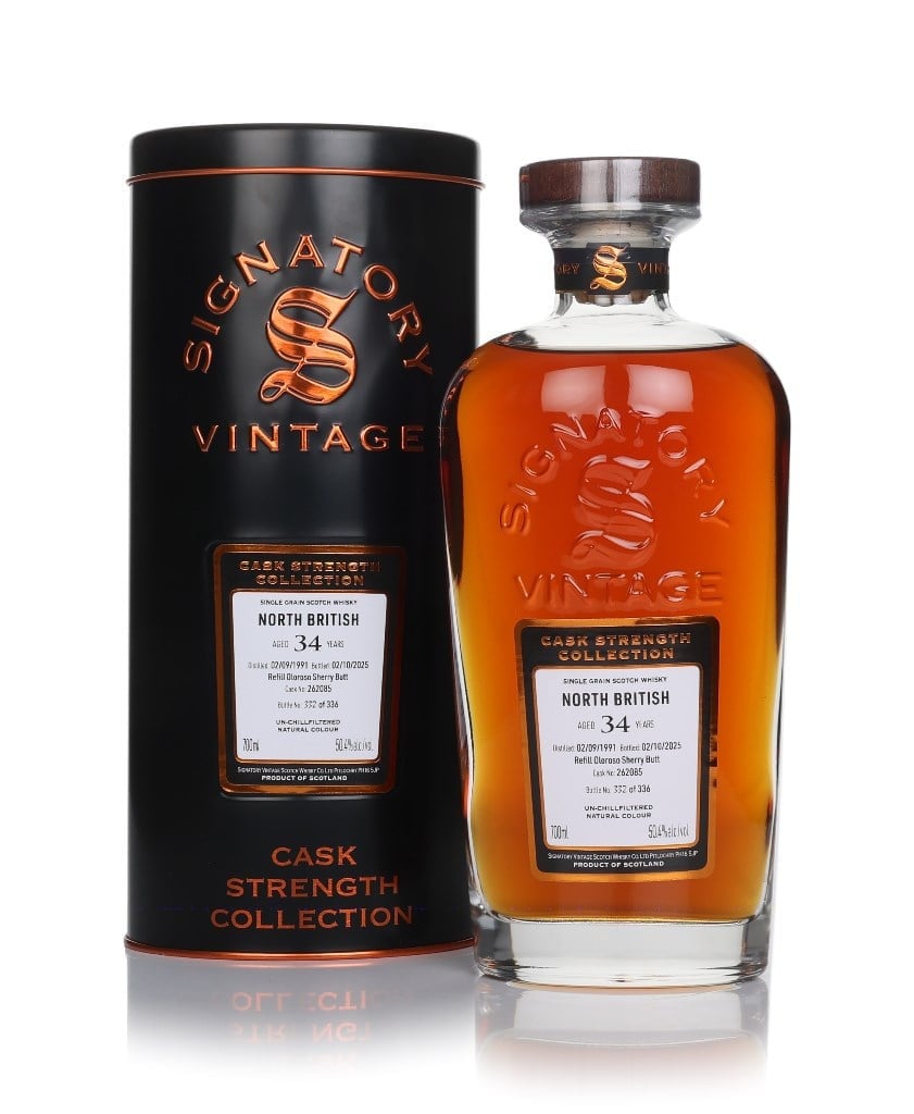North British 34 Year Old 1991 (cask 262085) - Cask Strength Collection (Signatory) 70cl
