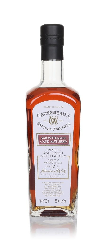 Knockdhu 12 Year Old 2013 - Cadenhead's Natural Strength 70cl