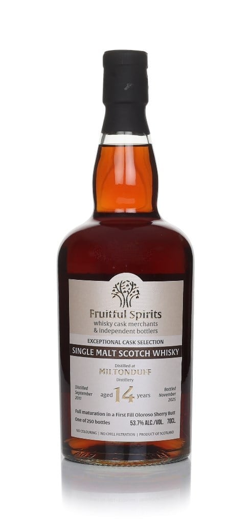 Fruitful Spirits Miltonduff 14 Year Old 70cl
