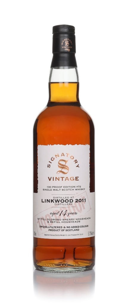 Linkwood 14 Year Old 2011 - 100 Proof Edition #72 (Signatory) 70cl