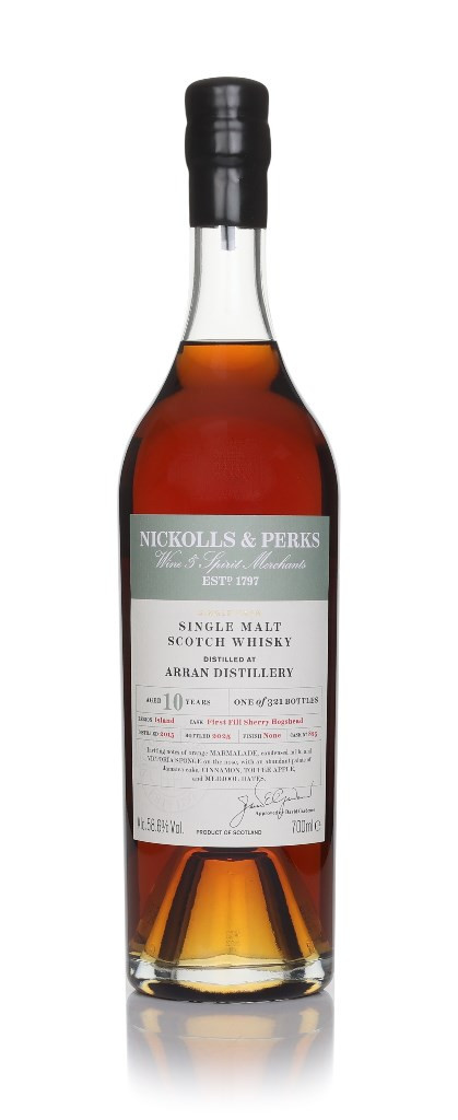 Arran 10 Year Old 2015 (cask 15/0825) - Nickolls & Perks 70cl