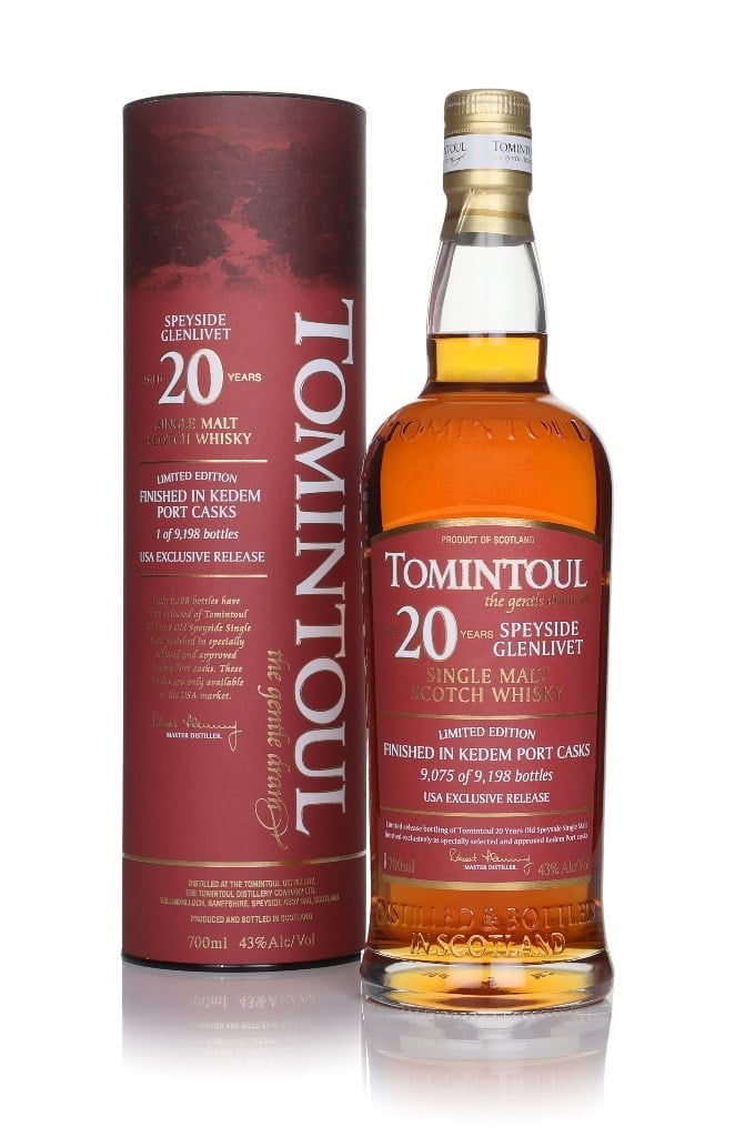 Tomintoul 20 Year Old - Kedem Port Casks Finish 70cl
